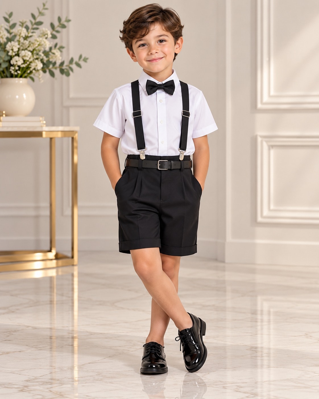 Conjunto Miss Cherry Henry Suspensorio Preto