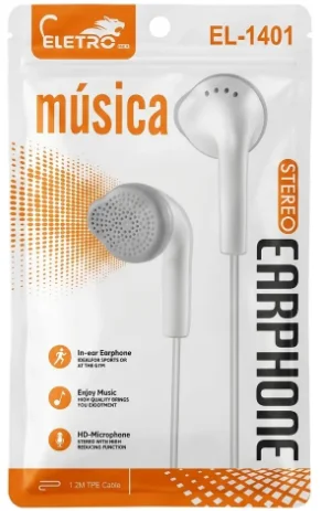 FONE OUVIDO COM FIO EL-1401 ELETROMEX